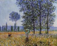 Monet, Claude Oscar - Sunlight Effect under the Poplars